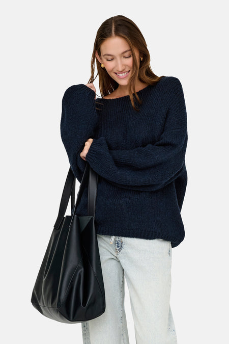 JDYDINEA L/S REVERSIBLE PULLOVER KNT