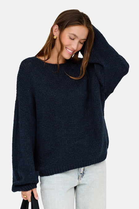 JDYDINEA L/S REVERSIBLE PULLOVER KNT