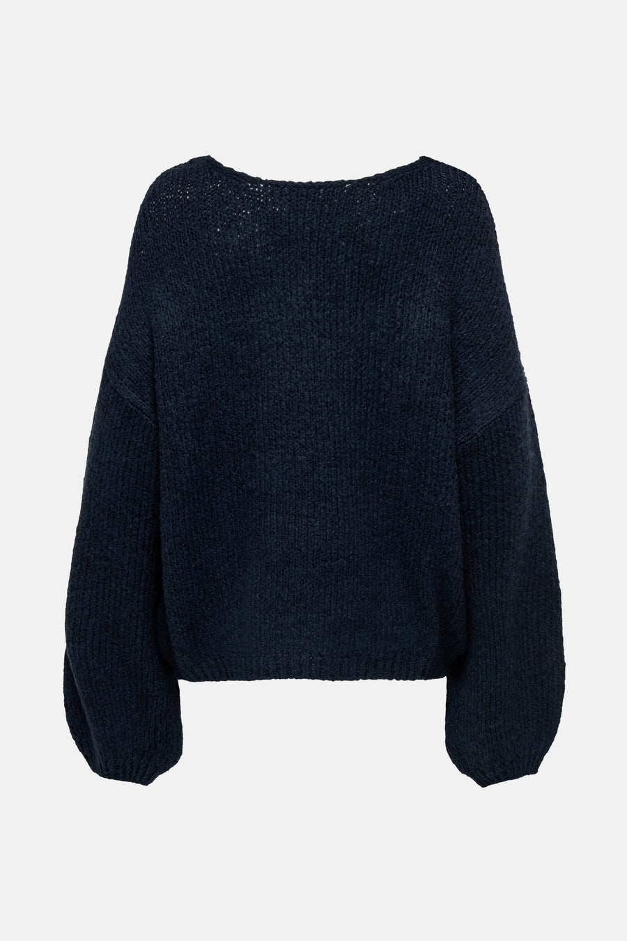 Pull à col en V - Bleu foncé - JDY