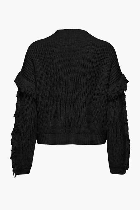 ONLHOLLY LS SHORT CABLE HIGH NECK KNT