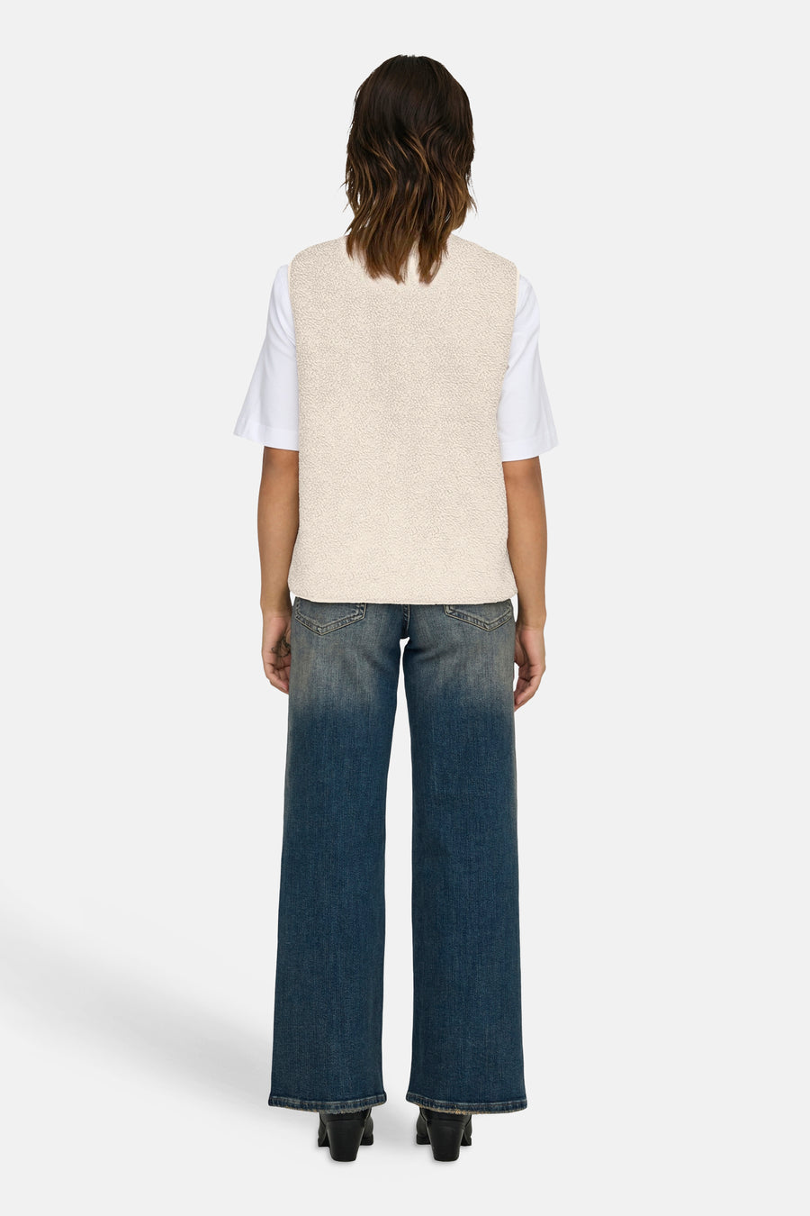 ONLBABY TEDDY VEST PNT CS