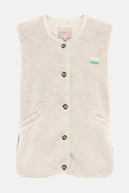 ONLBABY TEDDY VEST PNT CS