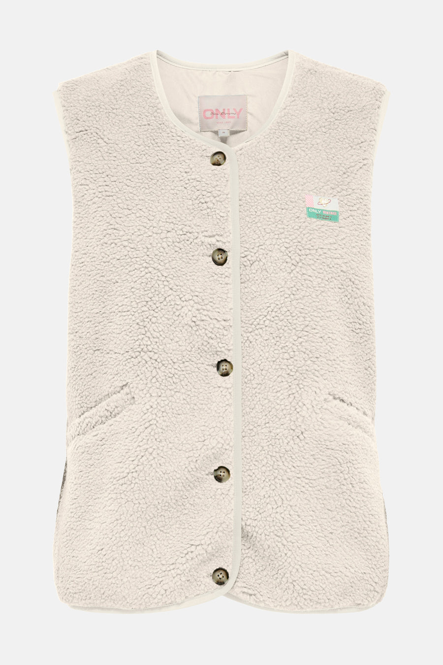 ONLBABY TEDDY VEST PNT CS