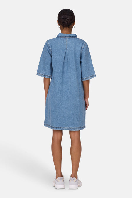 ONLGRY S/S DRESS DNM AZG