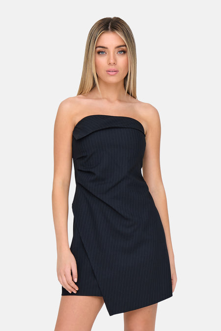 ONLALISA TUBE PINSTRIPE DRESS TLR