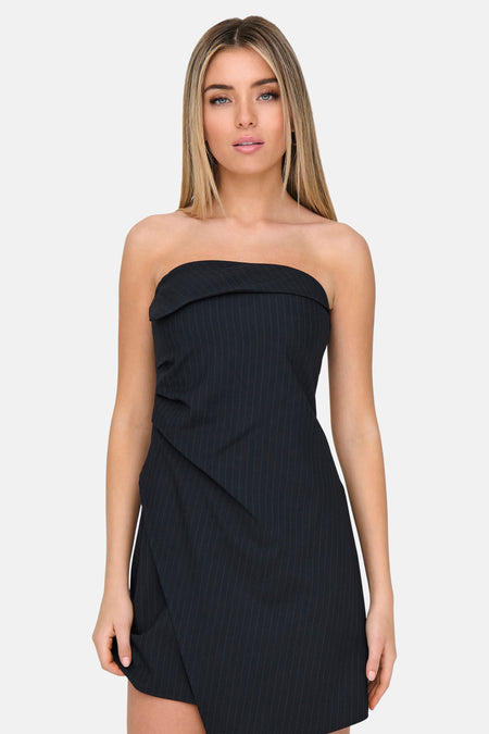 ONLALISA TUBE PINSTRIPE DRESS TLR