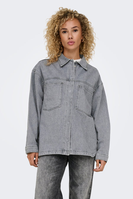ONLEMMIE L/S SHIRT GREY DNM AZG NOOS