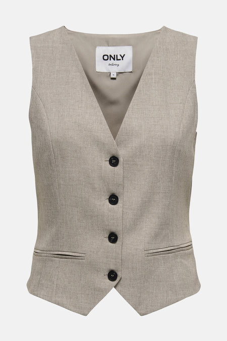 ONLLINDA S/L MEL FITTED VEST CC TLR