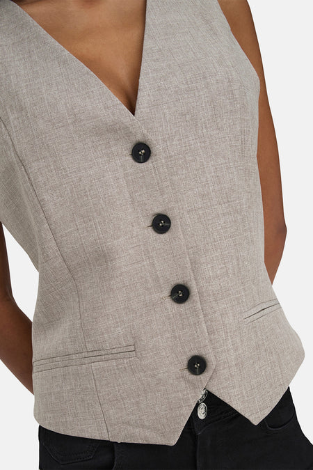 ONLLINDA S/L MEL FITTED VEST CC TLR