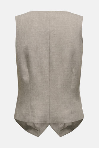 Blazer beige de ONLY, présenté du dos avec une subtile texture.