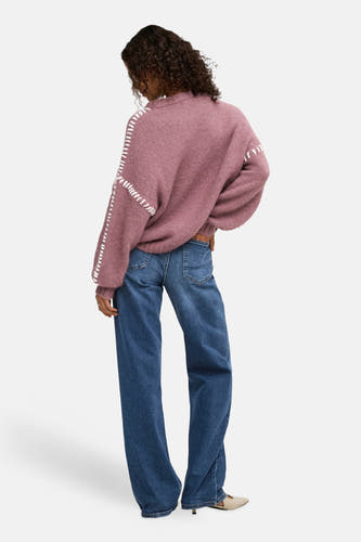 Pull col O rose - JDY