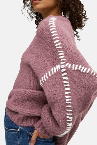 Pull col O rose - JDY