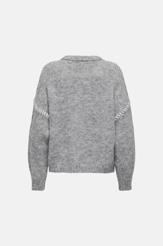 Pull à col rond - gris - JDY