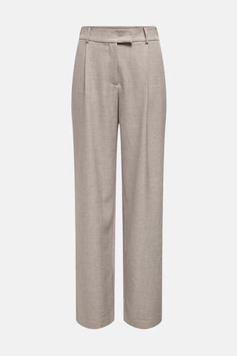Pantalon de costume beige d'ONLY, à jambes larges et assorti à un gilet assorti.