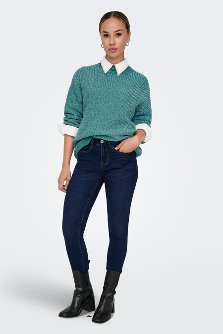 JDYMELIA L/S HIGH NECK PULLOVER KNT