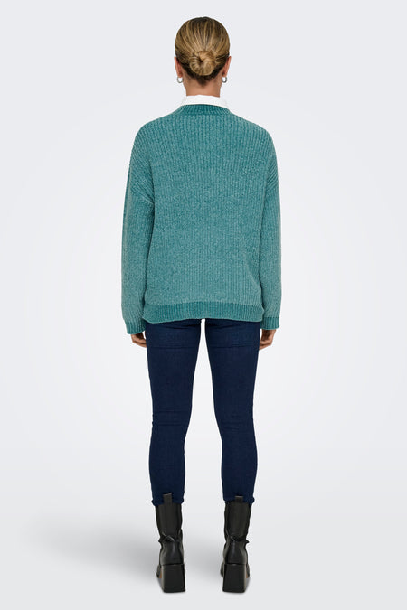 JDYMELIA L/S HIGH NECK PULLOVER KNT