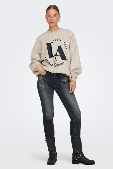 ONLDEBORAH L/S CLUB O-NECK SWT