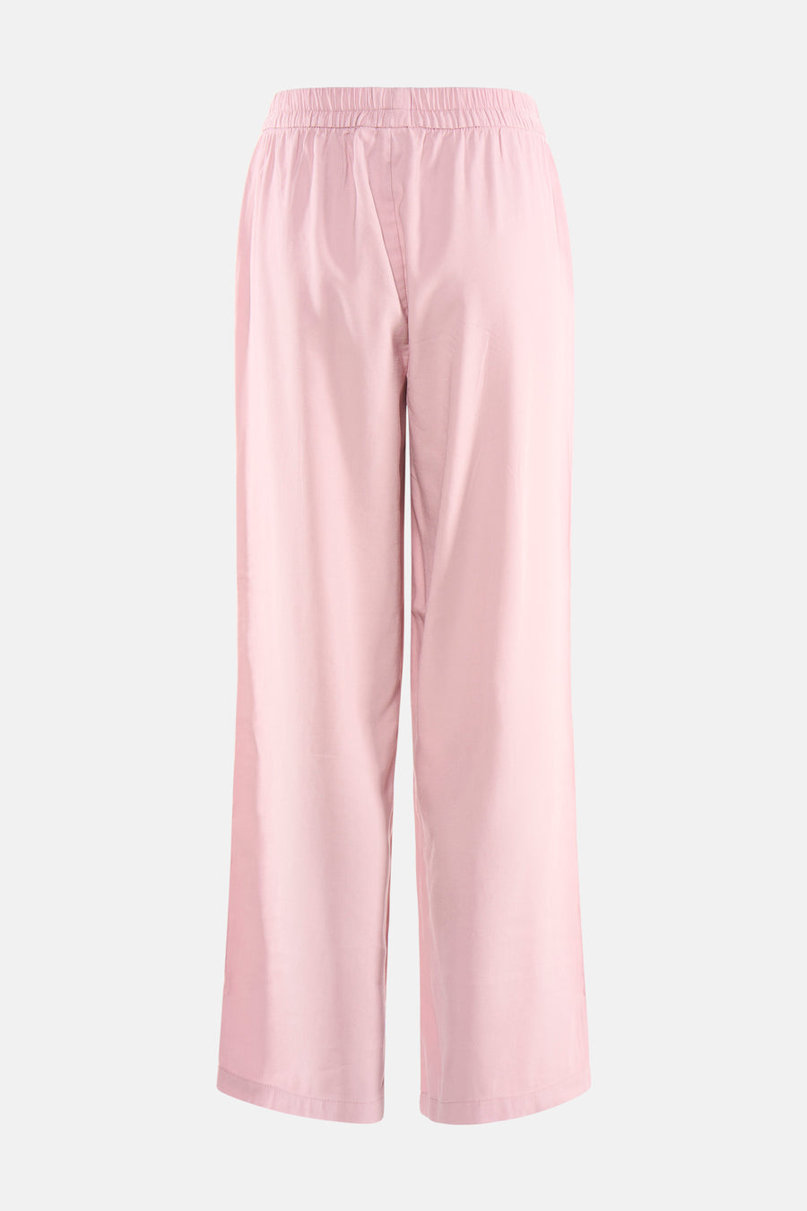 Pantalon rose ONLY® avec taille élastique et jambes larges.