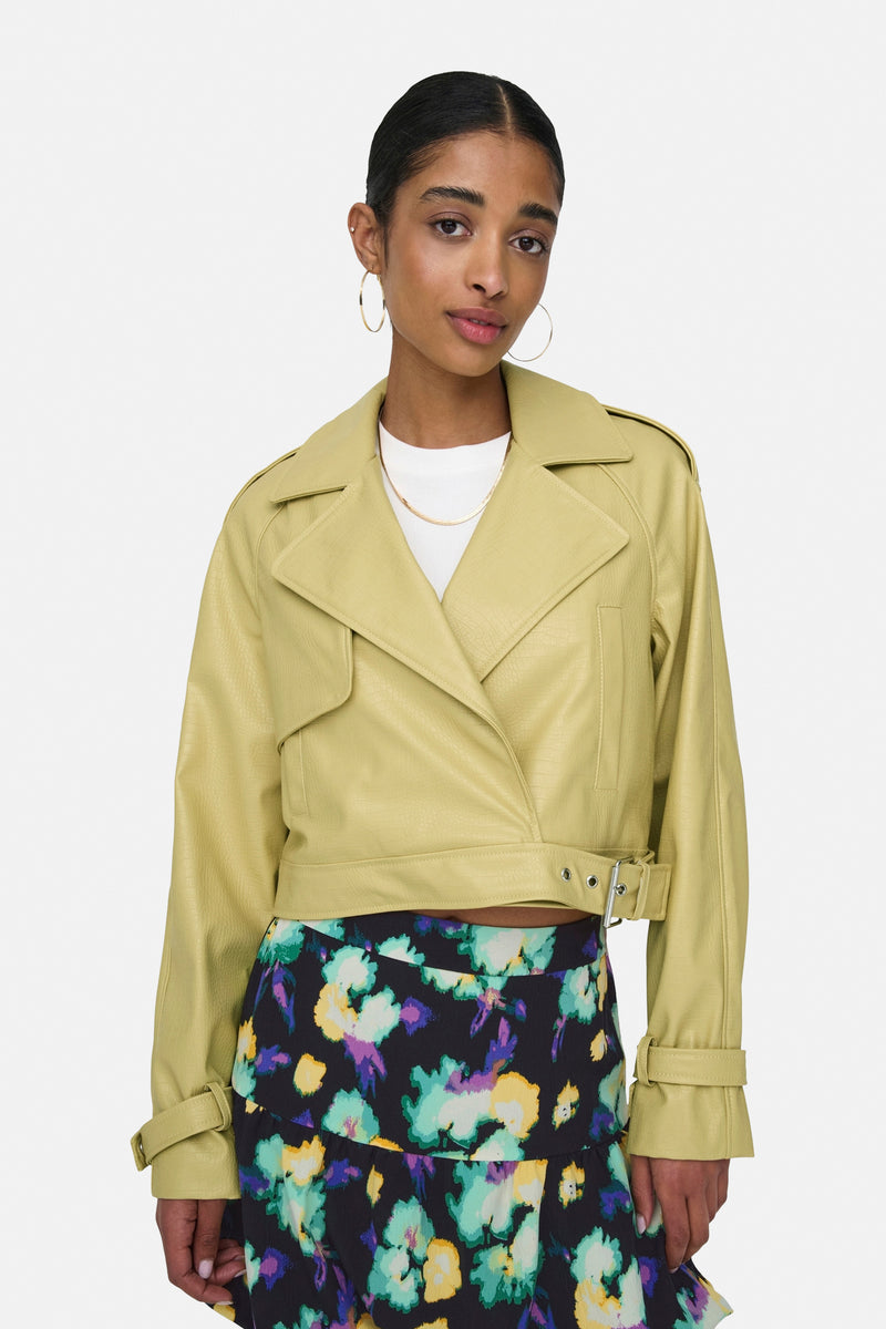 ONLKIRA FAUX LEATHER JACKET OTW