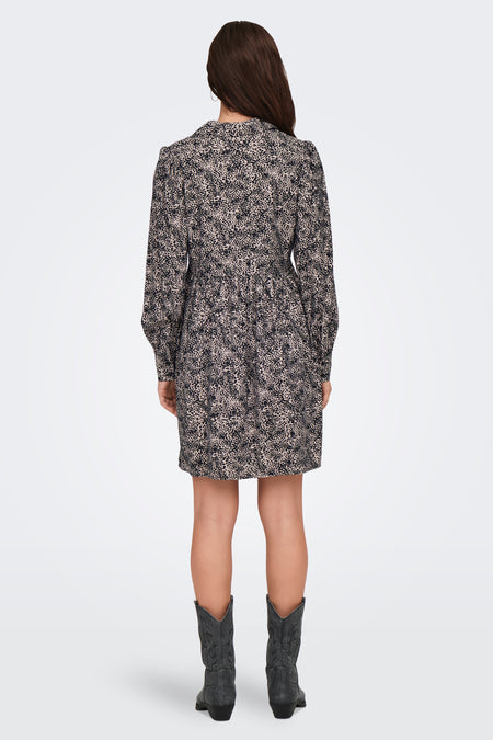 JDYABIGAIL L/S V-NECK DRESS WVN