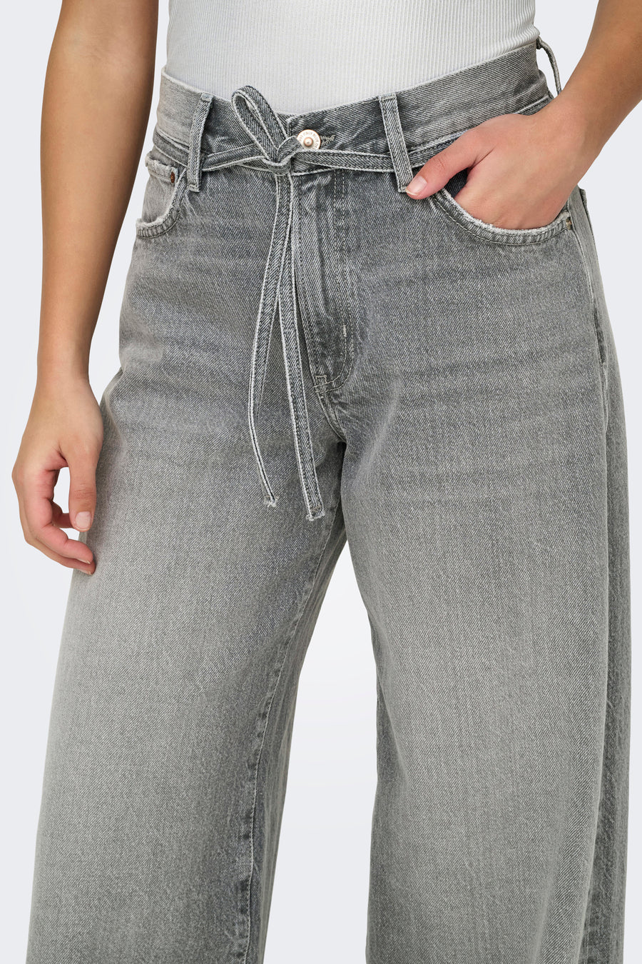 GIANNA - mid grey denim - ONLY®