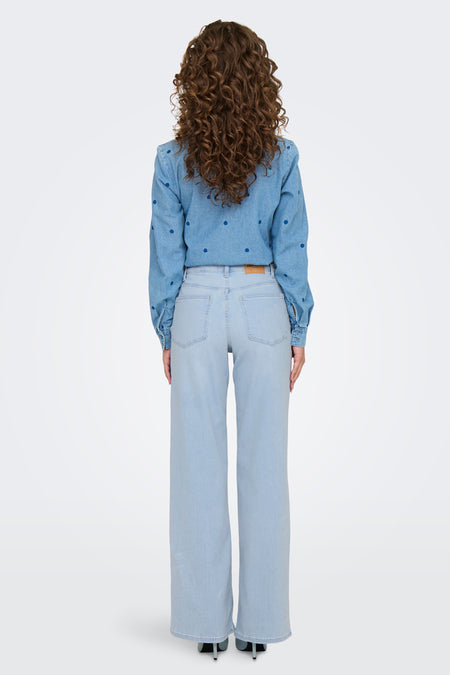 ONLMADISON BLUSH HW WIDE DNM CRO495 NOOS