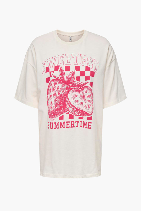 ONLROSE S/S OVERSIZE TEE CS JRS