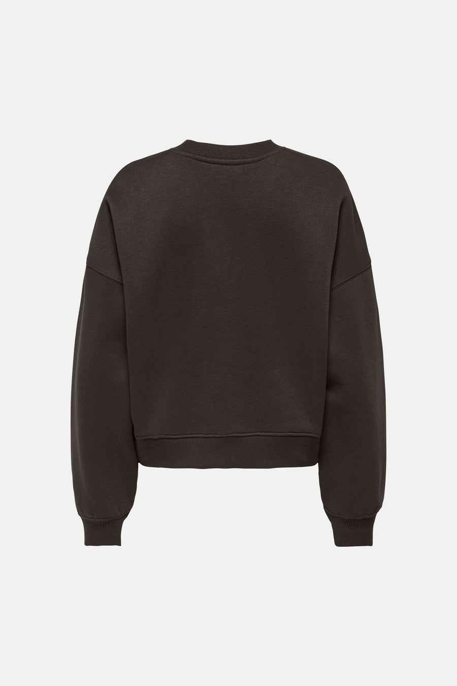 Sweat col O - brun