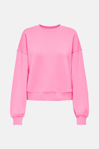 Gilet rose de ONLY, avec des manches longues et un col rond.