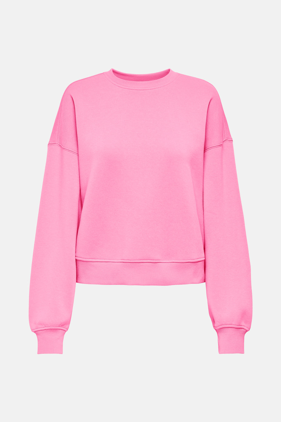 Roze sweatshirt met lange mouwen.