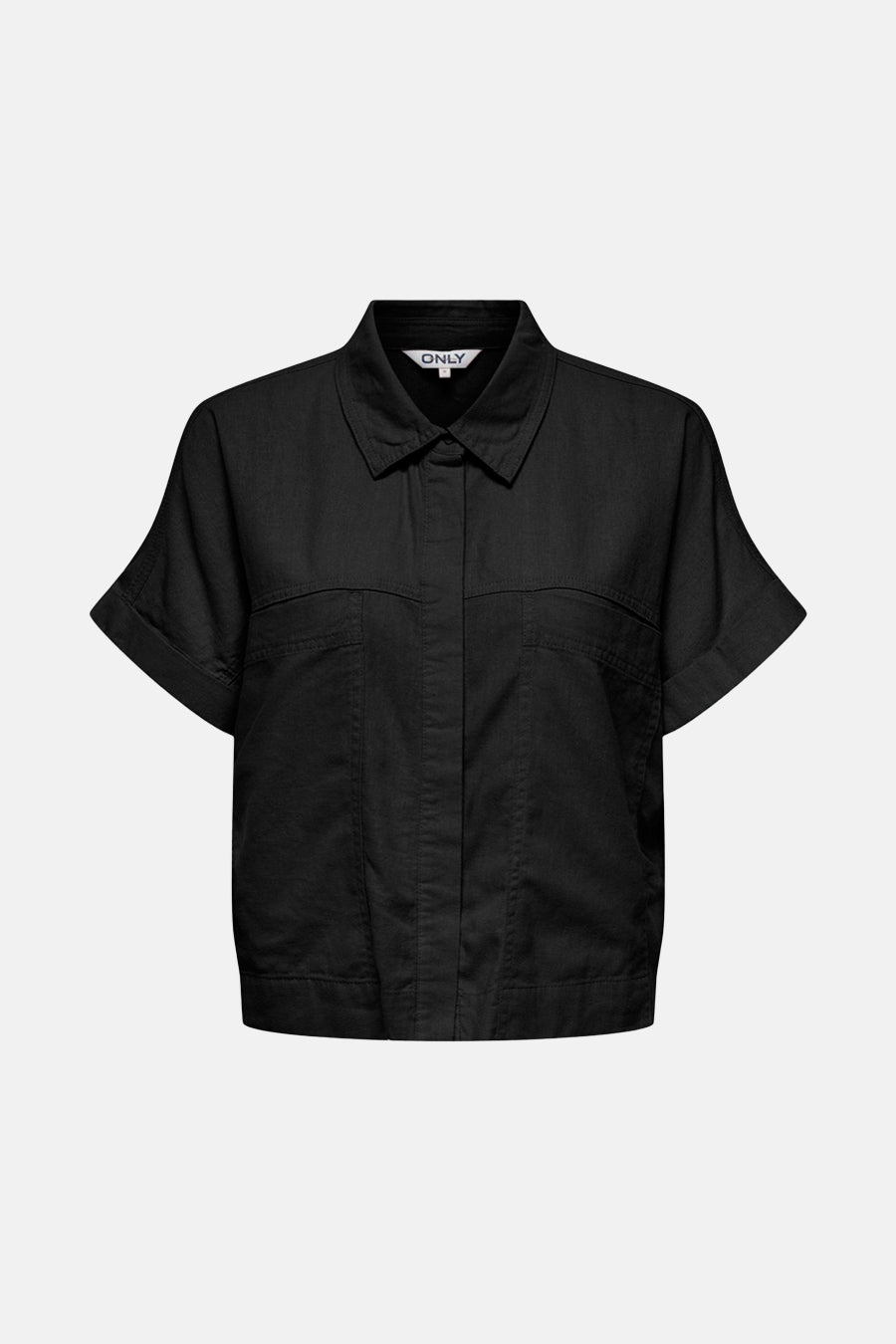 ONLCARO S/S LINEN BL BOXY SHIRT CC PNT - ONLY®