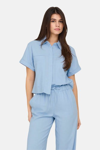 Chemise à manches courtes - Bleu clair - ONLY®