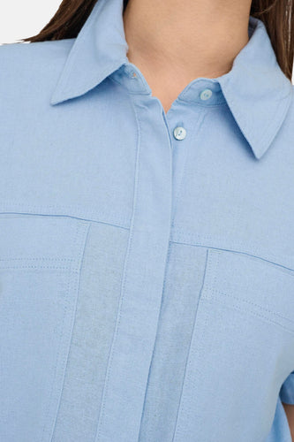 Chemise à manches courtes - Bleu clair - ONLY®