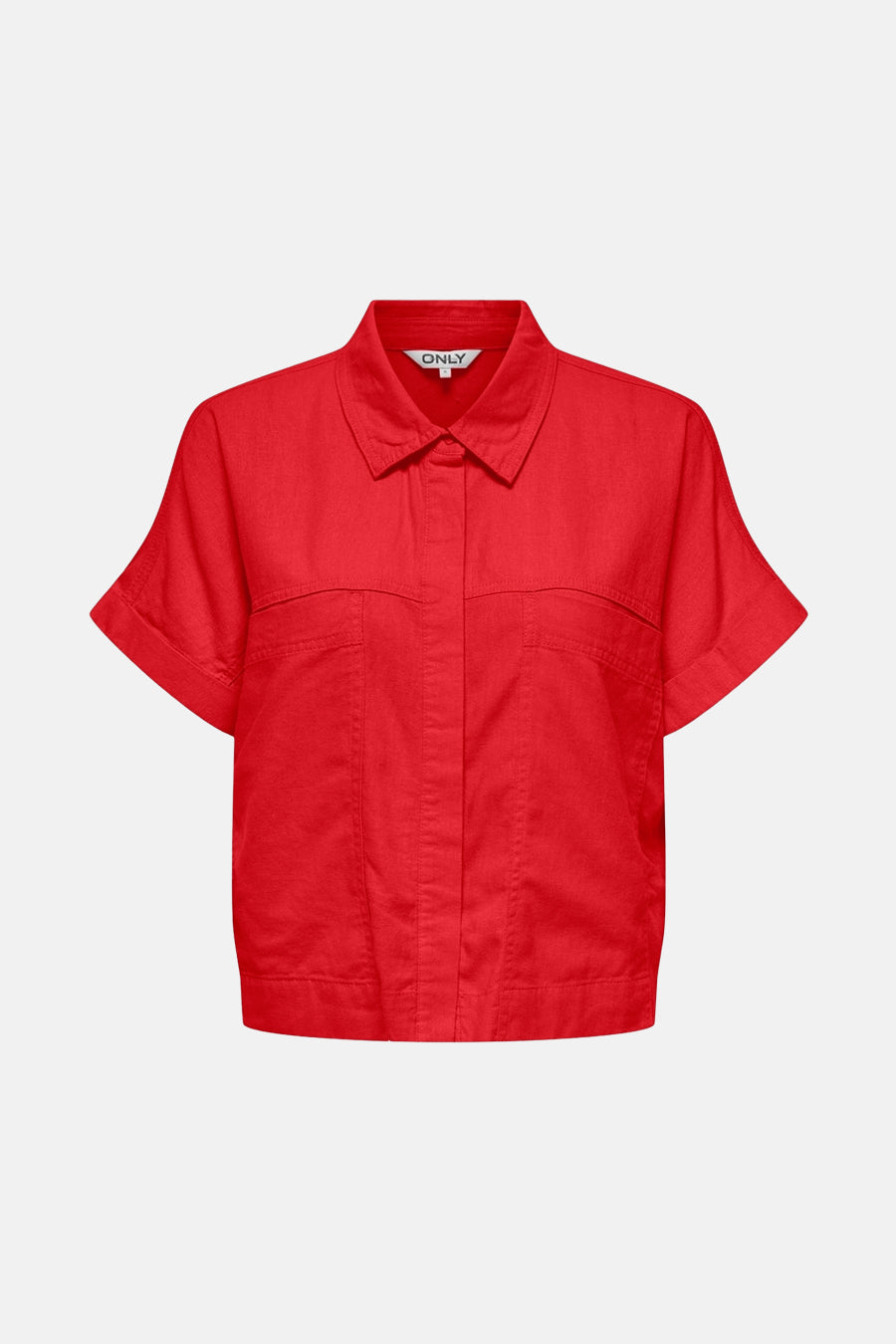 ONLCARO S/S LINEN BL BOXY SHIRT CC PNT - ONLY®