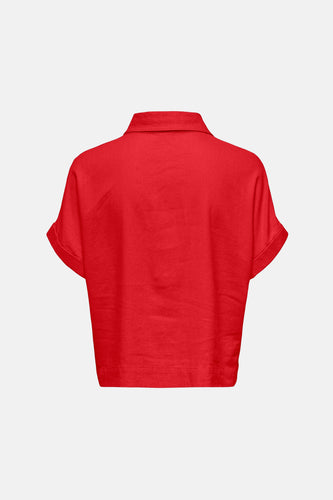 ONLCARO S/S LINEN BL BOXY SHIRT CC PNT - ONLY®