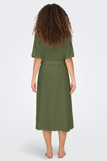 Robe à manches courtes - Kaki