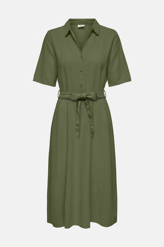 Robe à manches courtes - Kaki - JDY