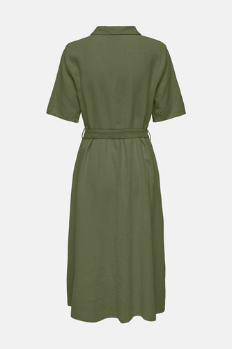 Robe à manches courtes - Kaki - JDY