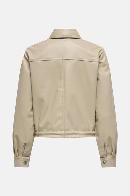 JDYALAIA L/S FAUX BOMBER WVN