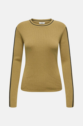 JDYJOSIE L/S CONTRAST RIB PULLOVER KNT