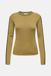 JDYJOSIE L/S CONTRAST RIB PULLOVER KNT
