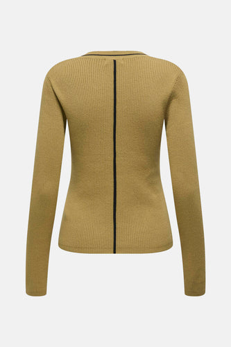 JDYJOSIE L/S CONTRAST RIB PULLOVER KNT