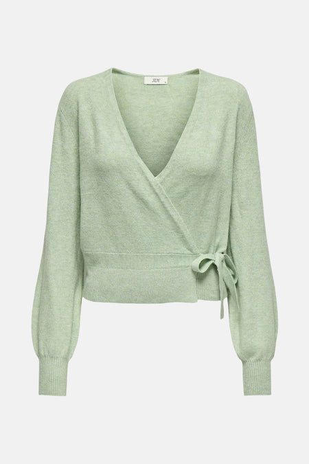 JDYLUMI LIFE L/S WRAP CARDIGAN KNT