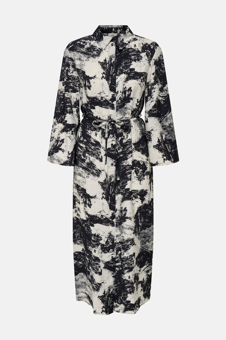 Robe à manches longues - Noir