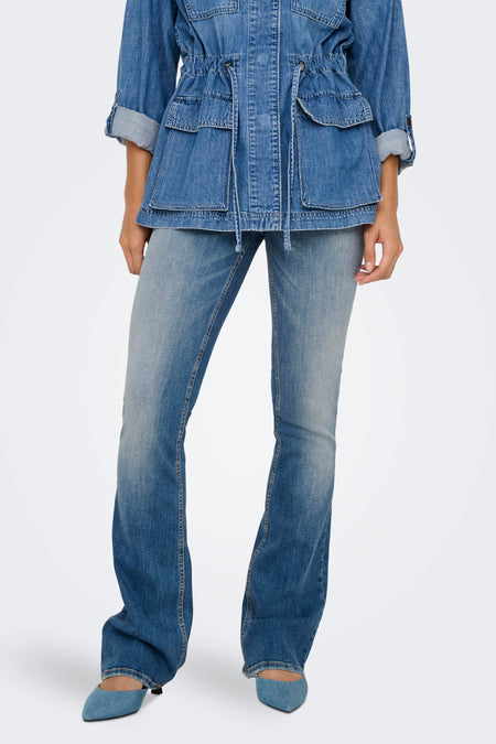 ONLBLUSH MID FLARED DNM DOT741 NOOS