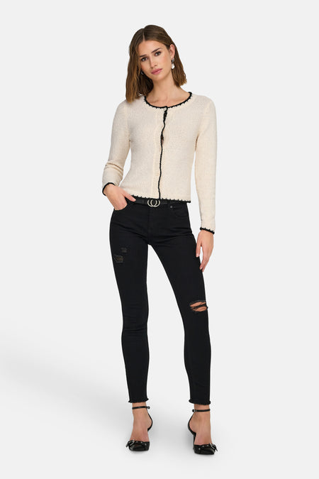 ONLTERESA LIFE LS ONECK CARDIGAN CC KNT