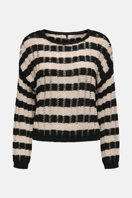 ONLCAPRI LS O-NECK CC KNT