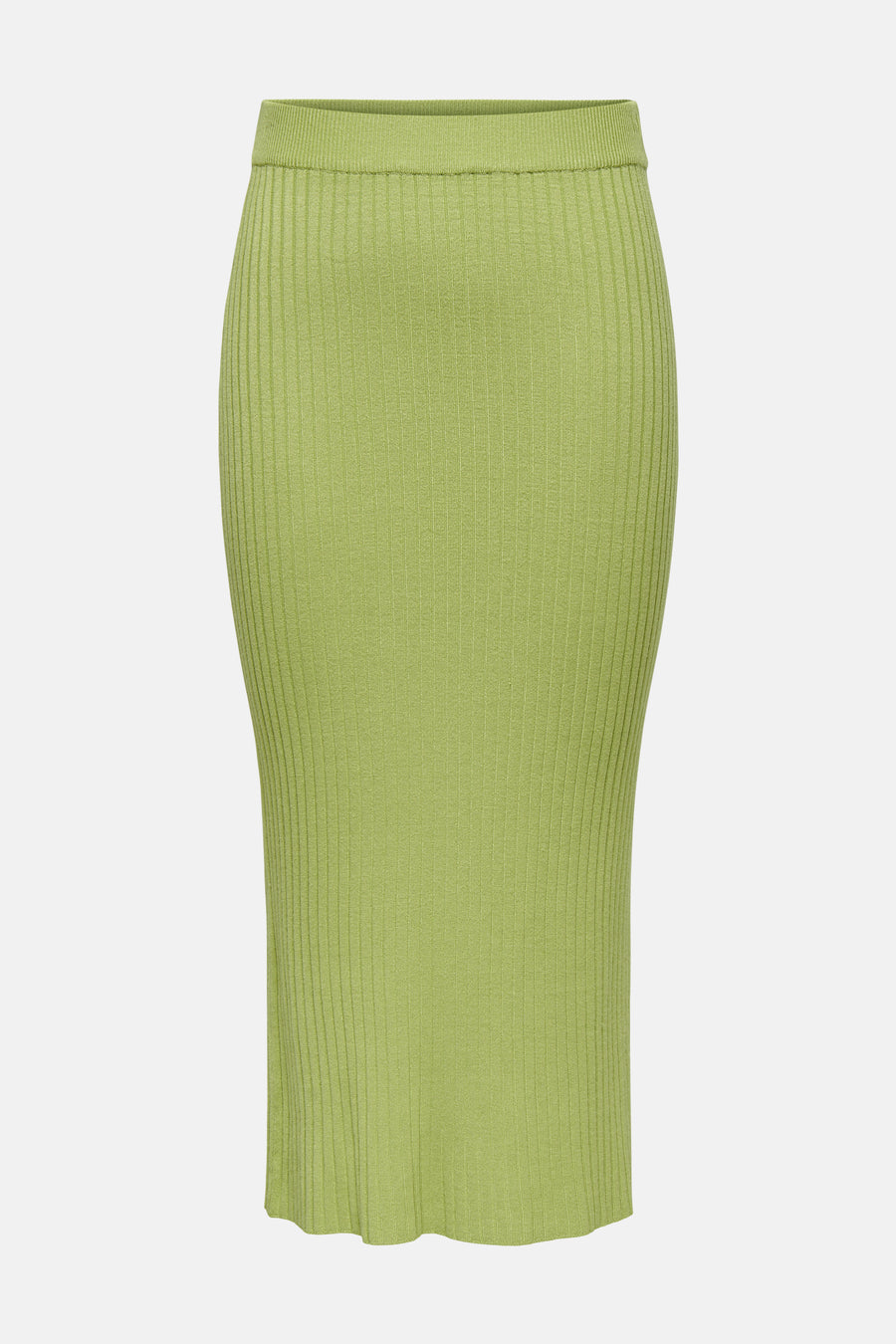 Robe verte ONLY® avec texture côtelée dans un modèle ajusté.