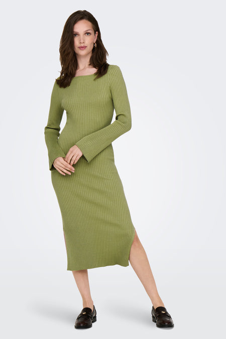 ONLMEDDI LS BOATNECK DRESS CC KNT