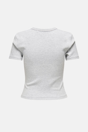 Top uni manche courte gris - ONLY®